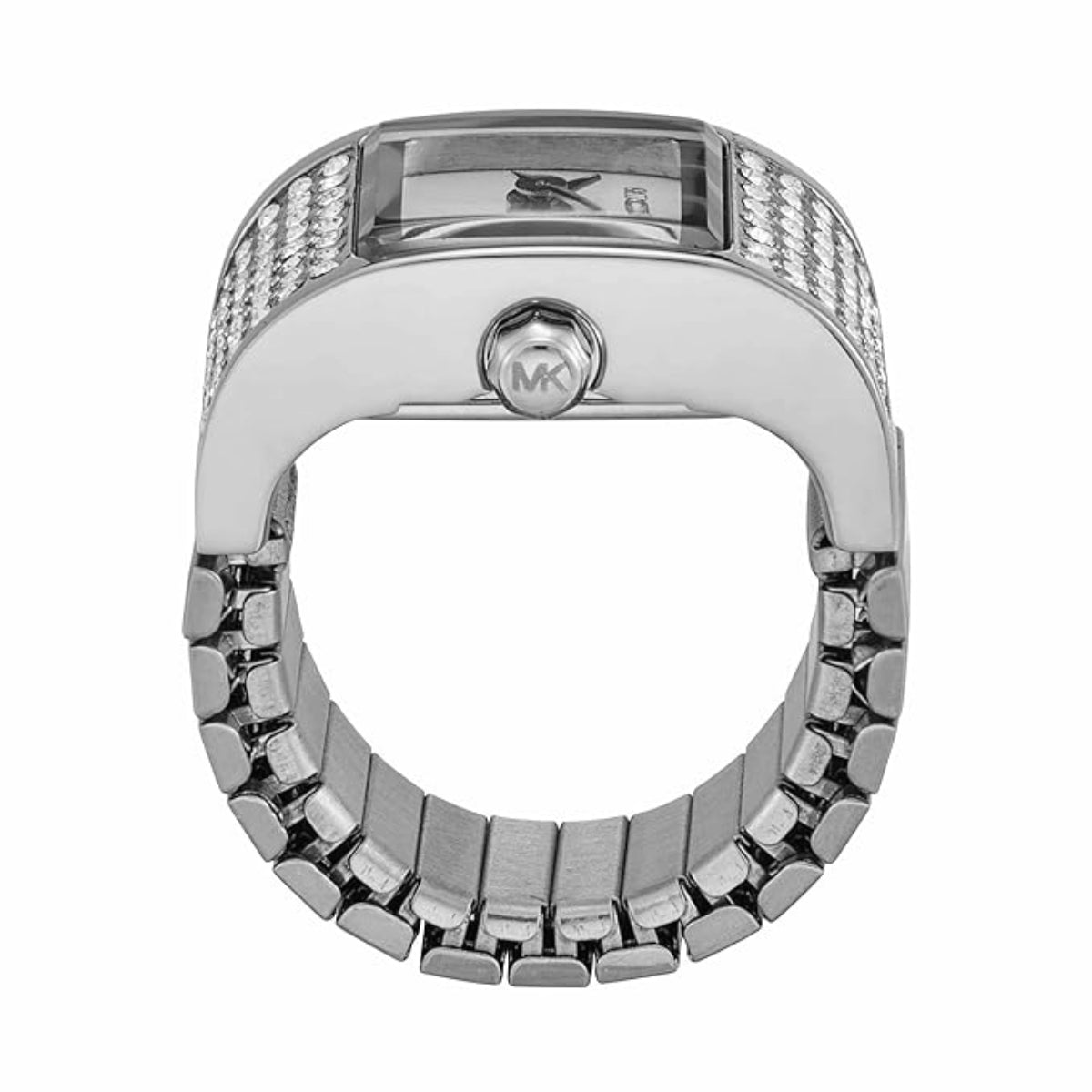 Michael Kors Darrington Quartz Silver Dial Analog Women Ring Watch MK4884