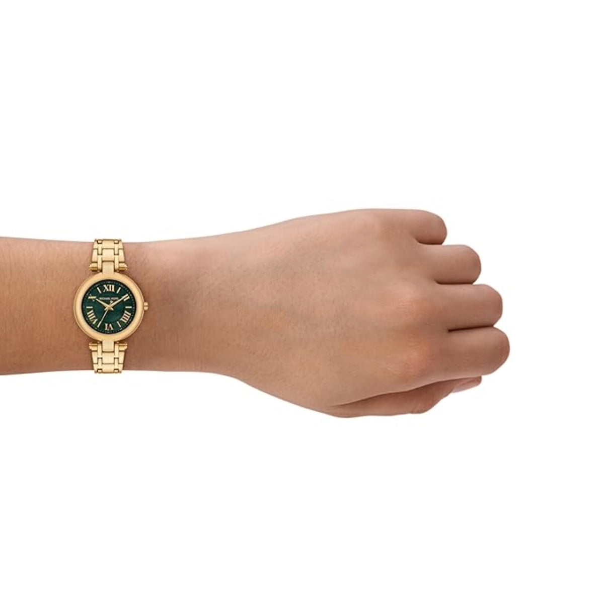 Michael Kors Laney Green Dial Analog Stainless Steel Women Watch MK4892
