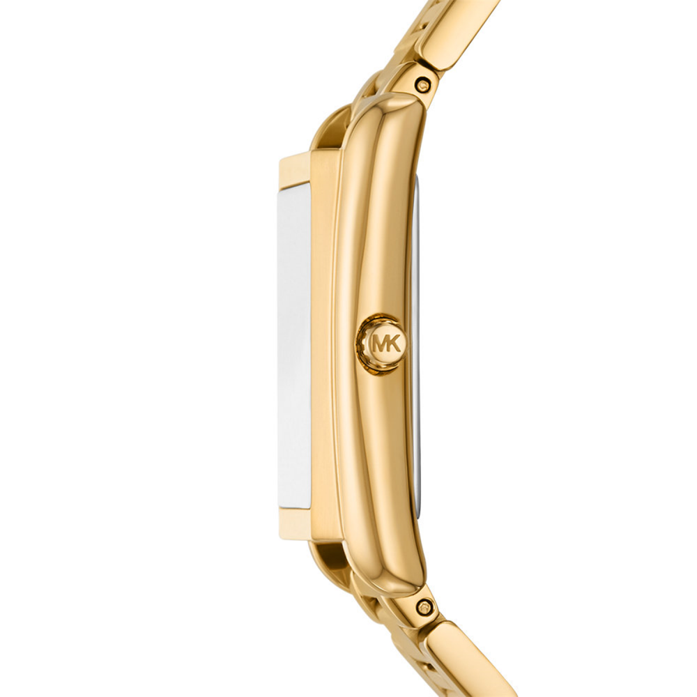 Michael Kors Essex Quartz Gold Dial Analog Stainless Steel Women Watch MK4904
