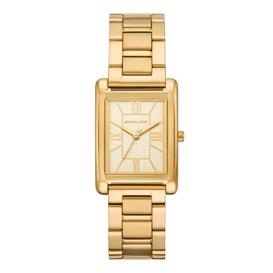 Michael Kors Essex Quartz Gold Dial Analog Stainless Steel Women Watch MK4904