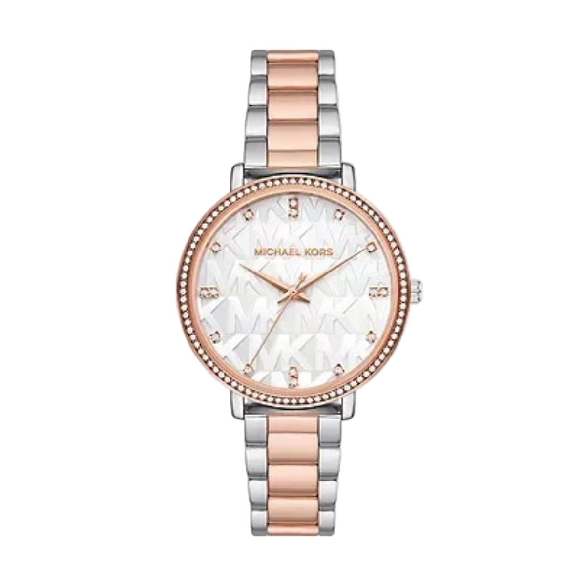 Michael Kors Pyper Three-Hand Two-Tone Stainless Steel Women Watch, MK4920