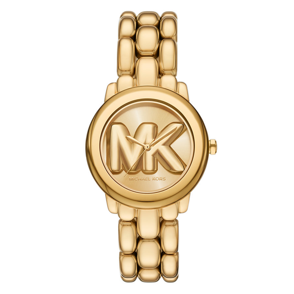 Michael Kors Phoebe Gold Dial Analog Stainless Steel Women Watch MK4923