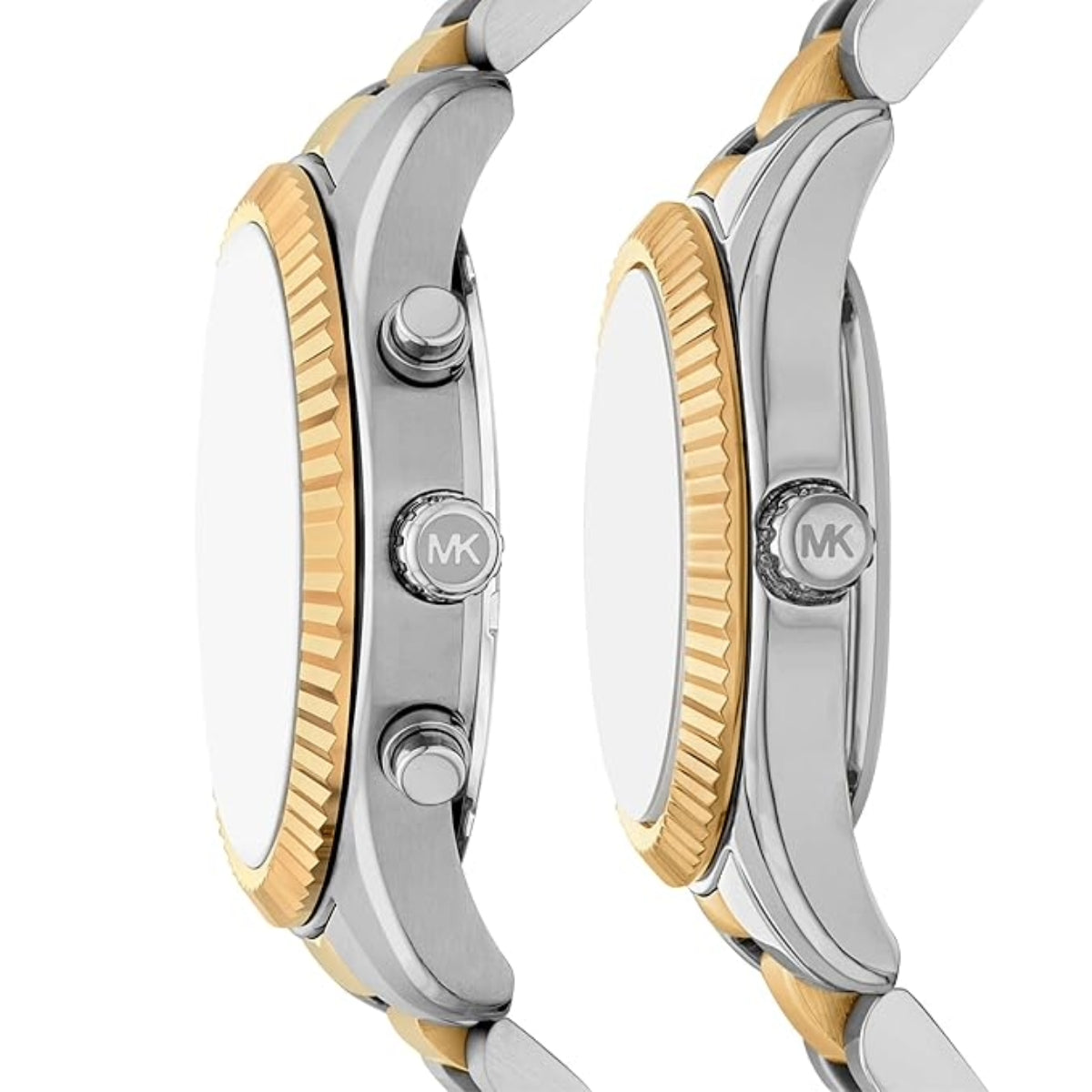 Michael Kors Lexington Quartz White Round Analog Women's Watch MK4952SET