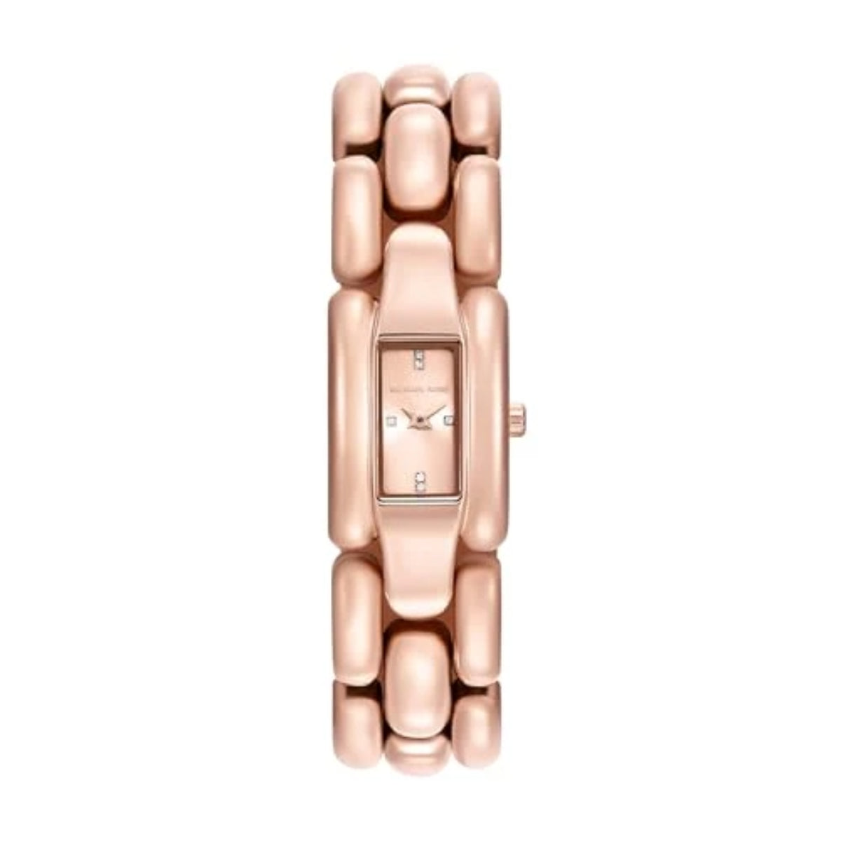 Michael Kors Hally Quartz Rose Gold Rectangular Analog Women's Watch MK4954