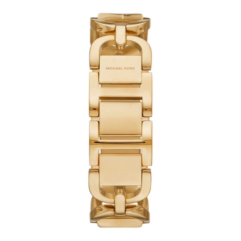 Michael Kors Empire Quartz Gold Dial Stainless Steel Women Watch MK7406