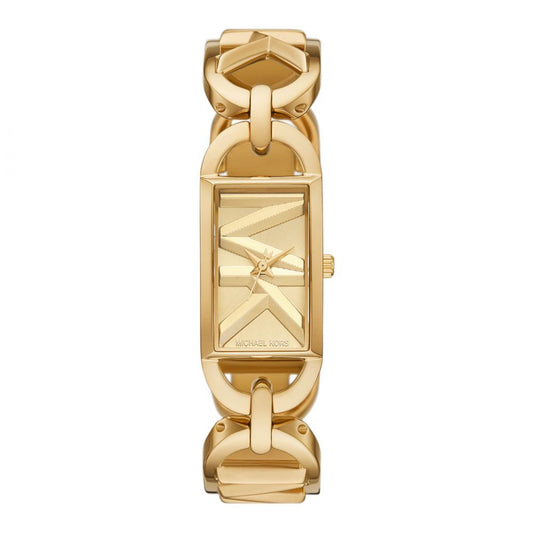 Michael Kors Empire Quartz Gold Dial Stainless Steel Women Watch MK7406