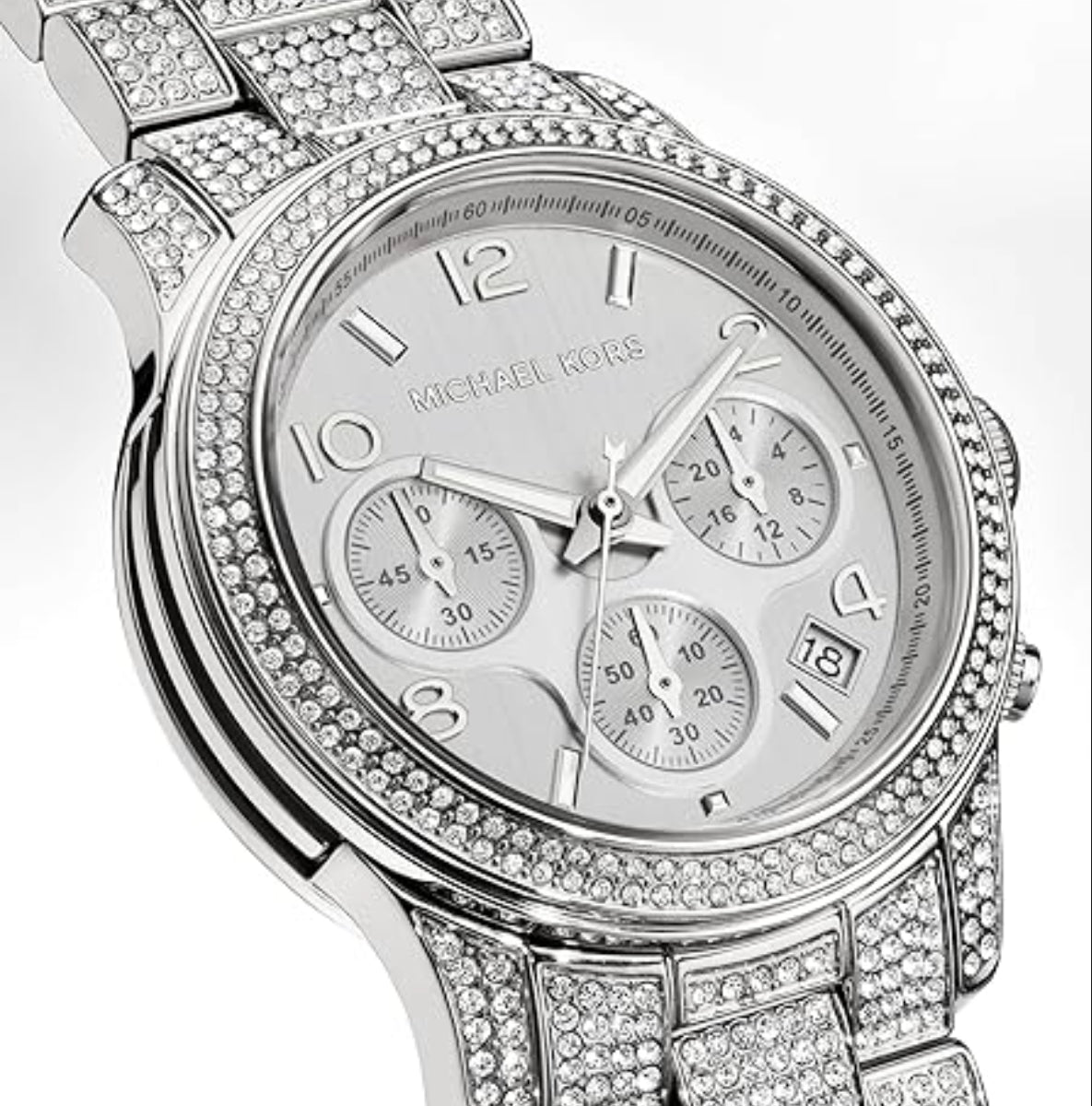 Michael Kors Runway Quartz Silver Dial Analog Watch For Women MK7434