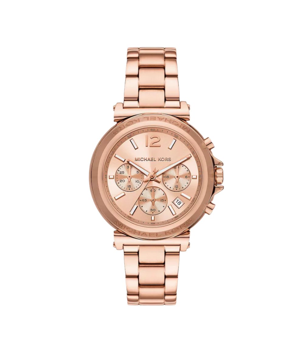 MK7494 Michael Kors Maren Chronograph Rose Gold Tone Watch Women Sai Creations Watches