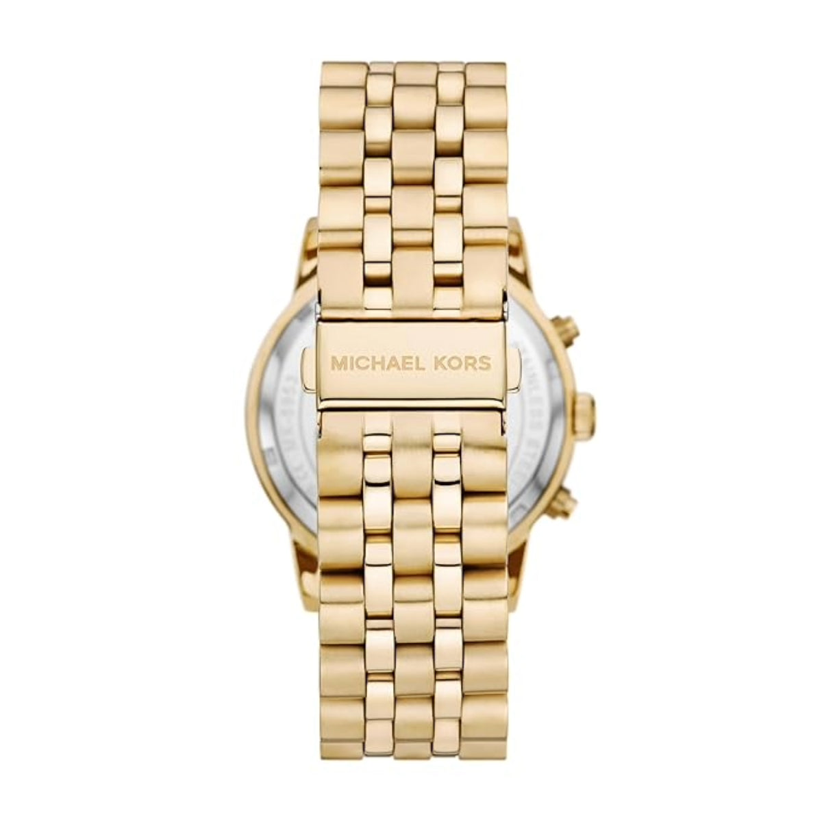 Michael Kors Hutton Chronograph Gold Dial Analog Men Watch MK8953