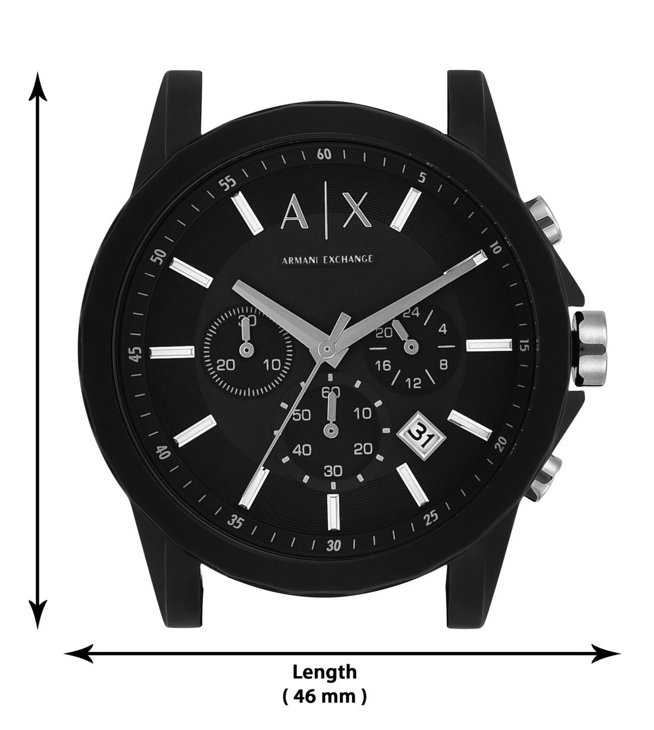 AX1326 | ARMANI EXCHANGE Black Outerbanks Watch For Men