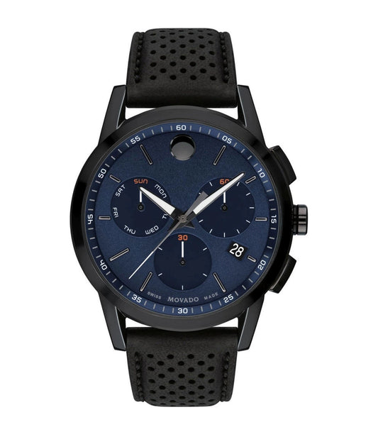 607360 | MOVADO Museum Sport Blue Dial Watch for Men