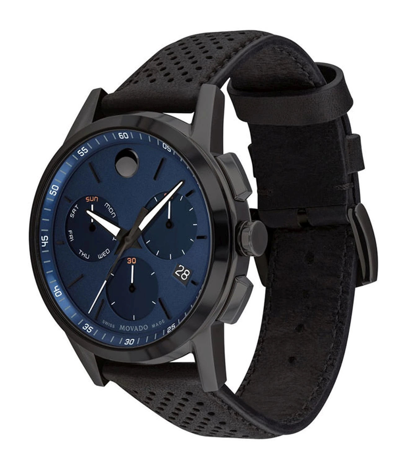 607360 | MOVADO Museum Sport Blue Dial Watch for Men