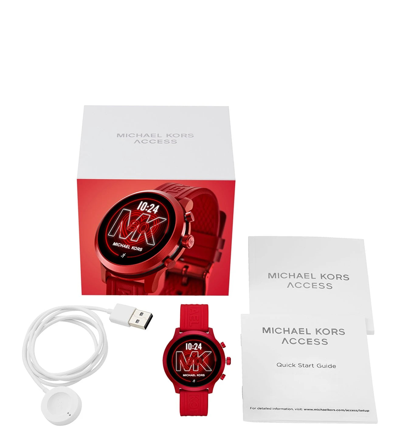 MKT5073 | MICHAEL KORS MKGO Black Dial Smart Watch for Women