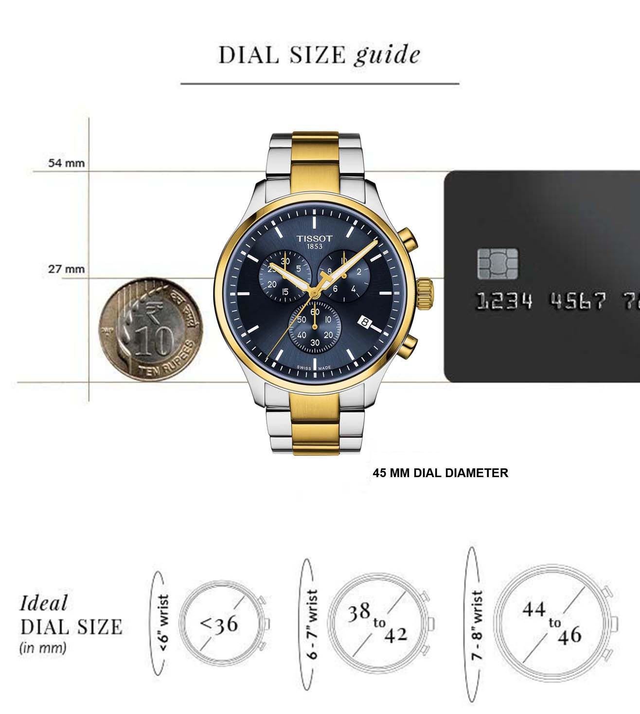 T1166172204100 | TISSOT CHRONO XL Chronograph Watch for Men