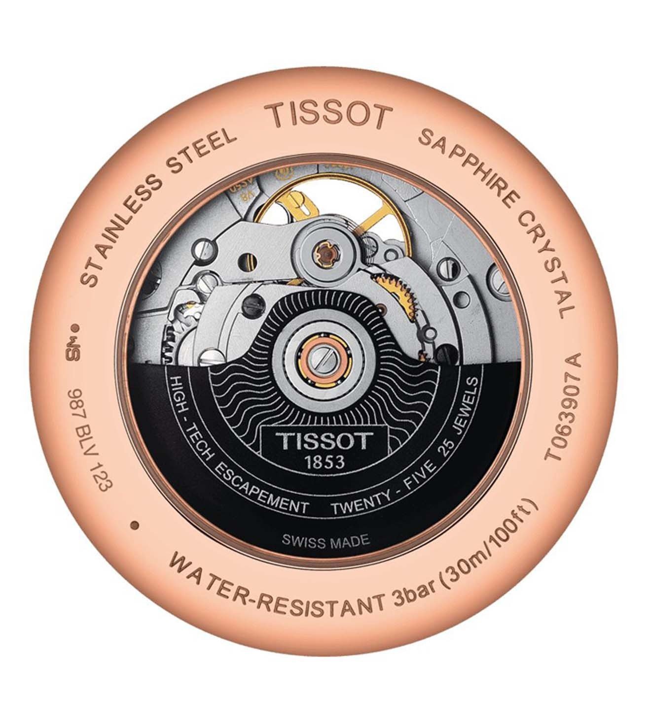 T0639073606800 | TISSOT TRADITION POWERMATIC 80 OPEN HEART Watch for Men