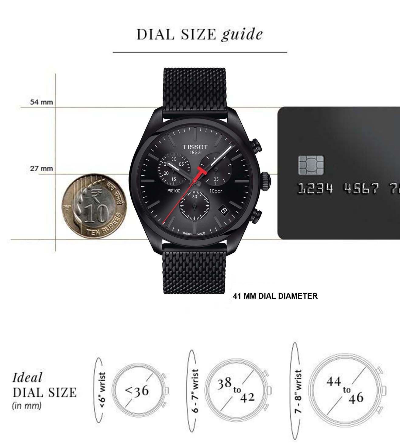 T1014173305100 | TISSOT PR 100 Chronograph Watch for Men