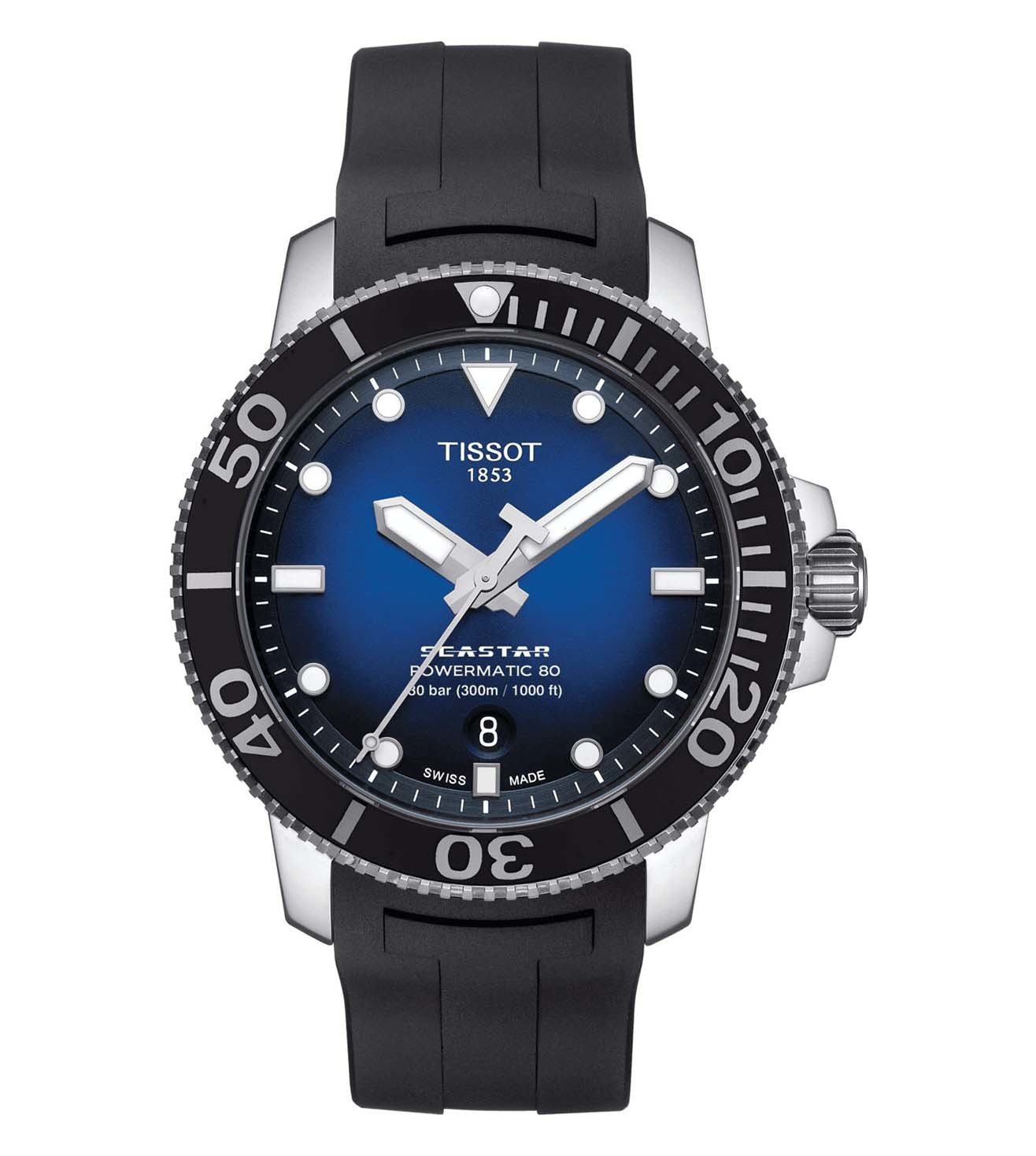 T1204071704100 | TISSOT T-Sport Seastar 1000 Powermatic Swiss Automatic Watch for Men