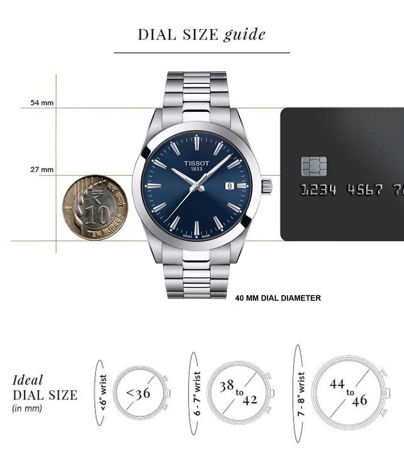 T1274101104100 | T-Classic Gentleman Watch for Men