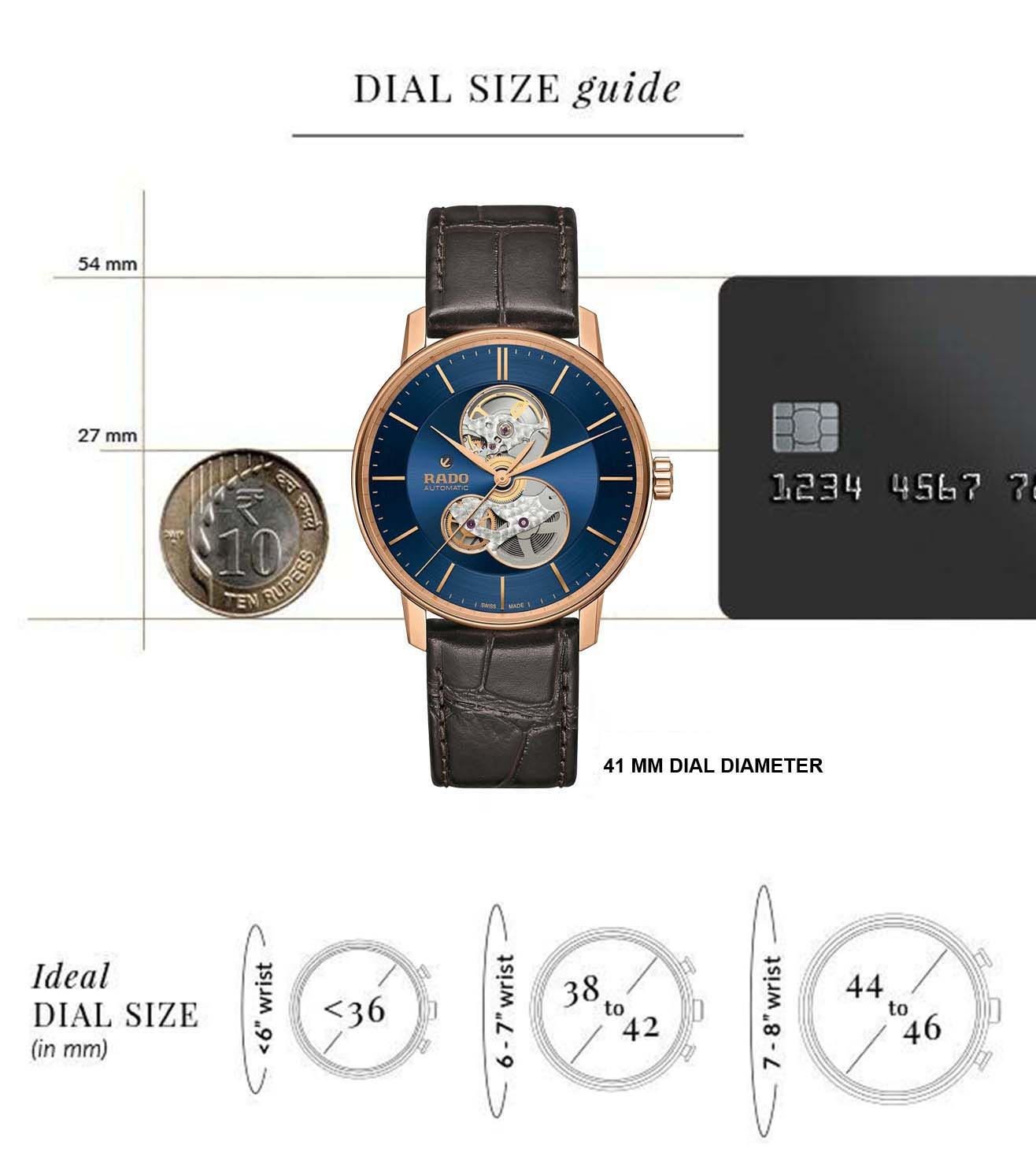 R22895215 | RADO Coupole Classic Open Heart Automatic Watch for Men