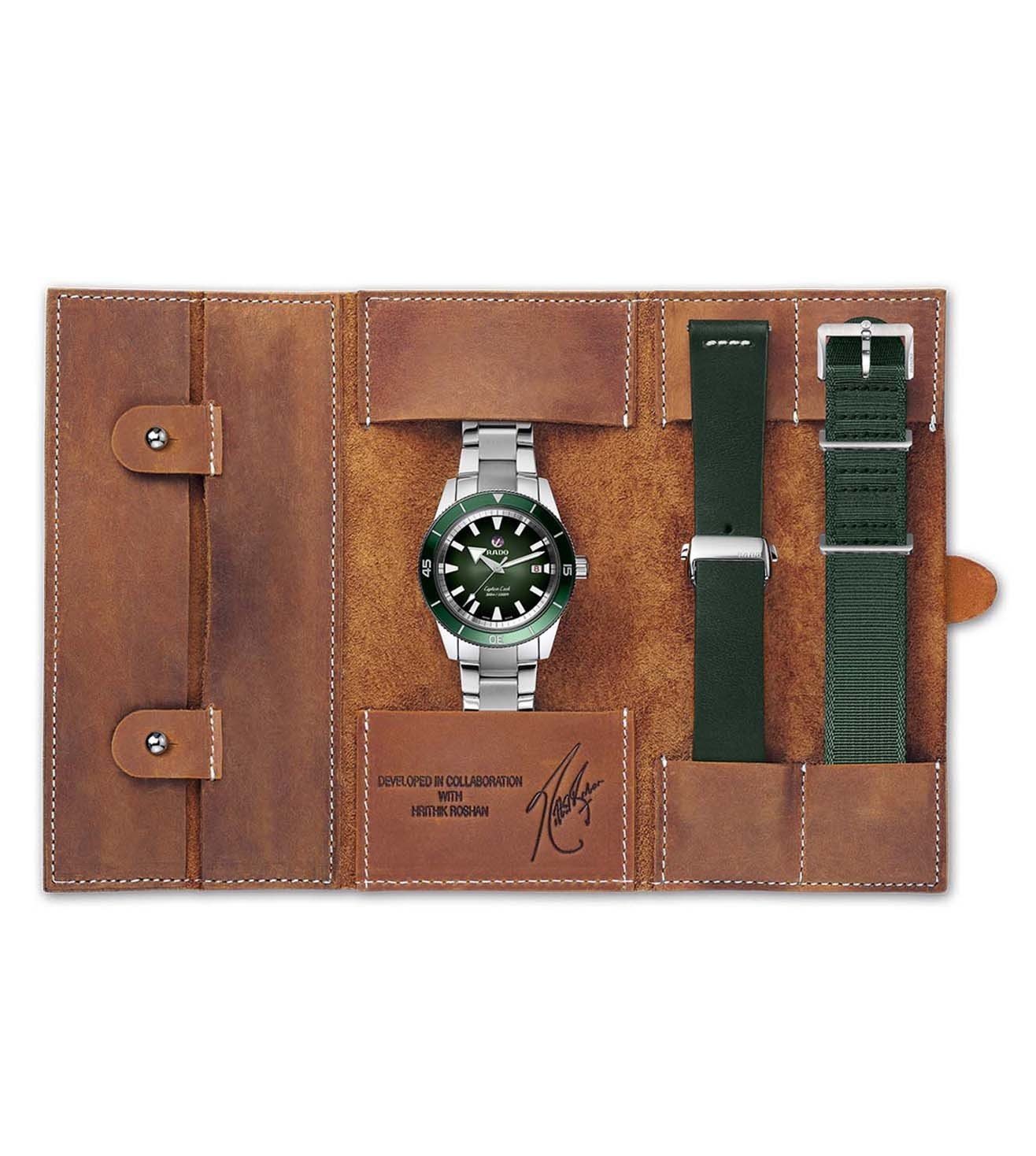 R32105319 | RADO Captain Cook Automatic - Hrithik Roshan Edition Watch for Men (2 Additional Straps)