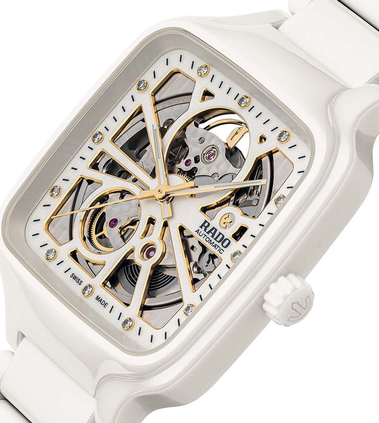 R27073702  | RADO True Square Automatic Open Heart Unisex Watch