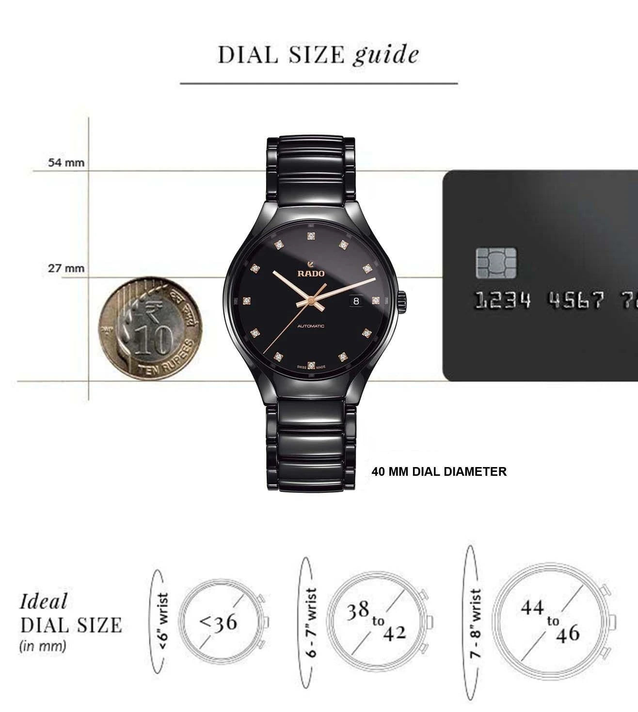 R27056732 | RADO True Automatic Diamonds Unisex Watch