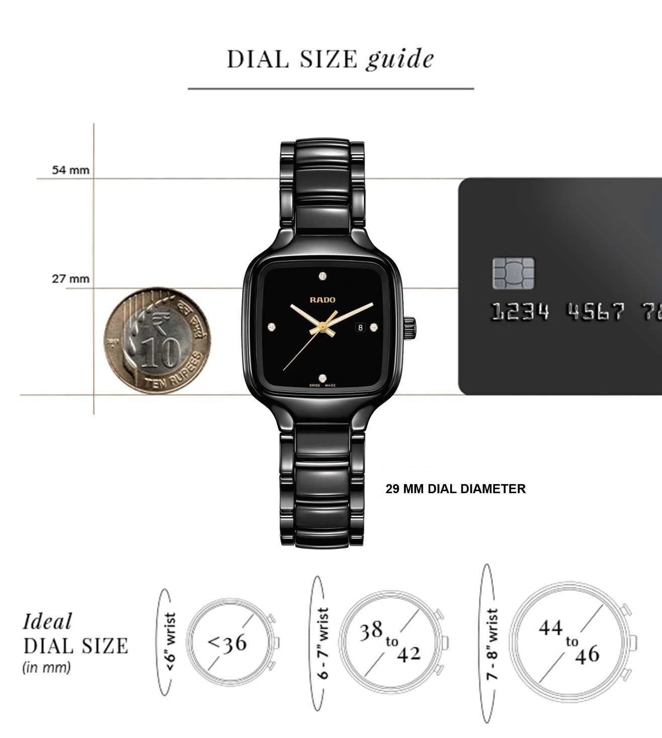 R27080722 | RADO True Square Diamonds Watch for Women