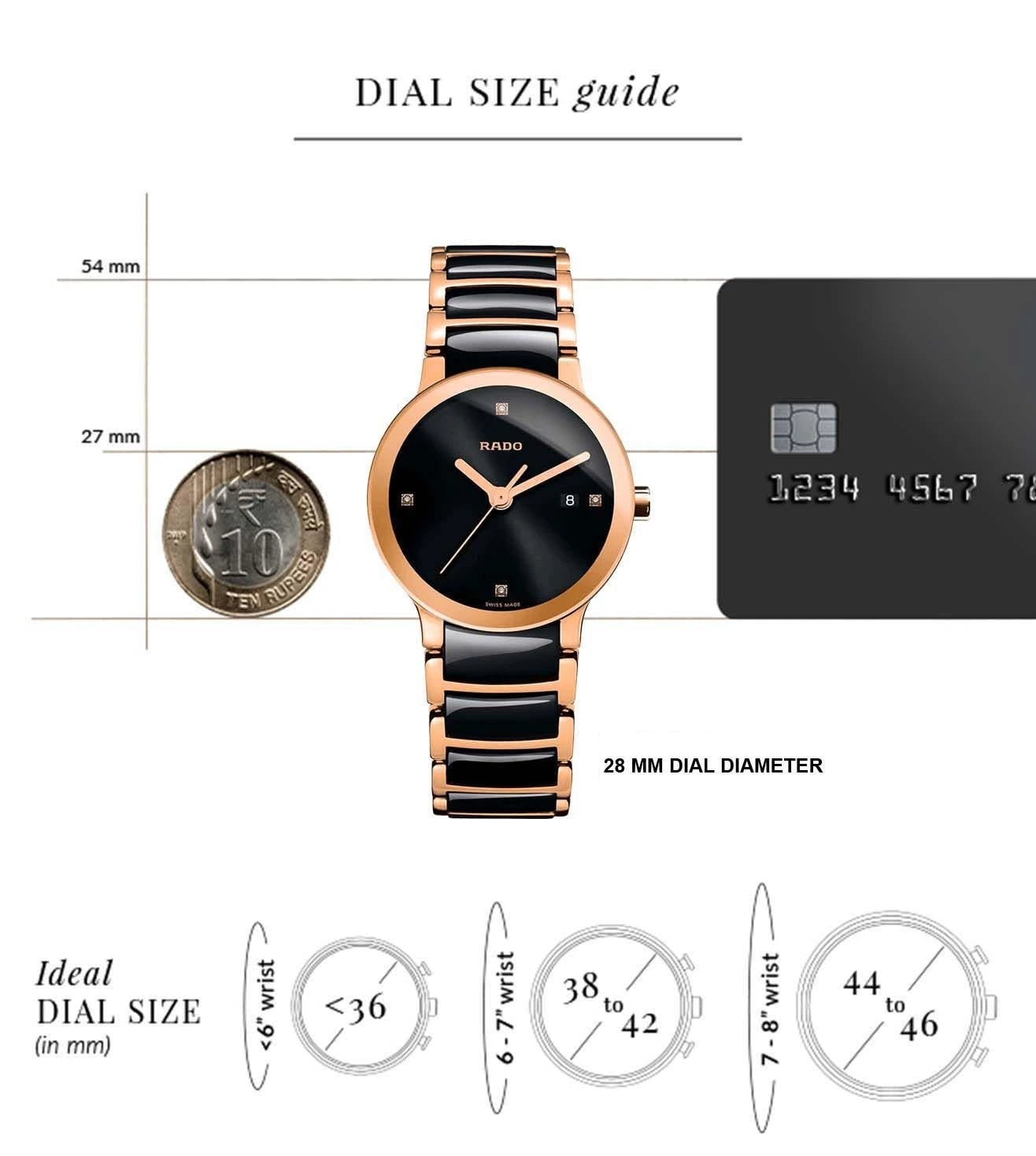 R30555712 | RADO Centrix Diamonds Watch for Women