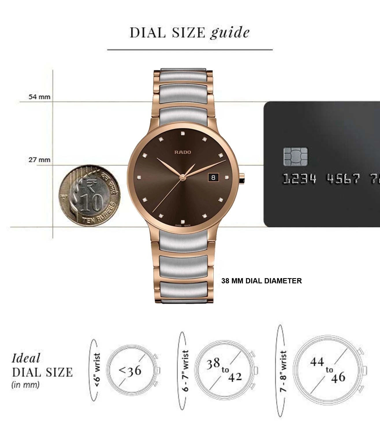 R30554723 | RADO Centrix Diamonds Watch for Men