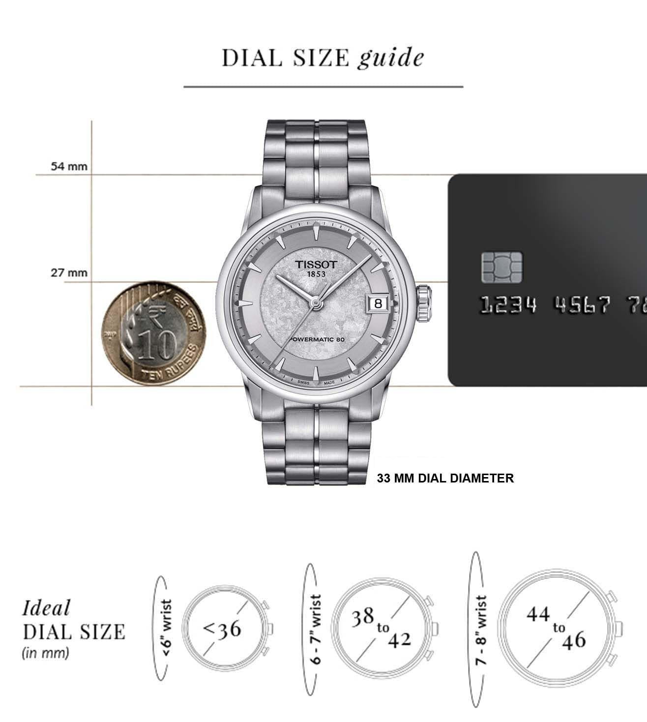 T0862071103110 | TISSOT Luxury Powermatic 80 Jungfraubahn Lady Watch for Women