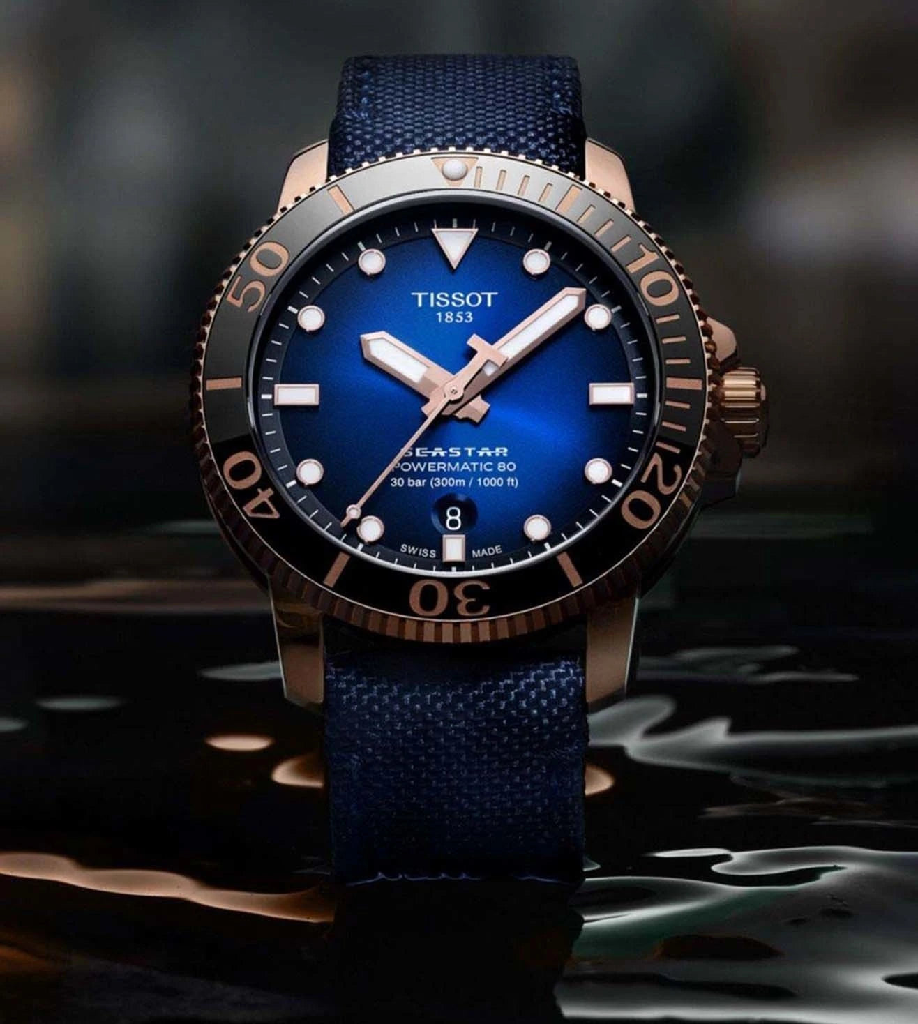 T1204073704100 | TISSOT Seastar 1000 Powermatic 80
