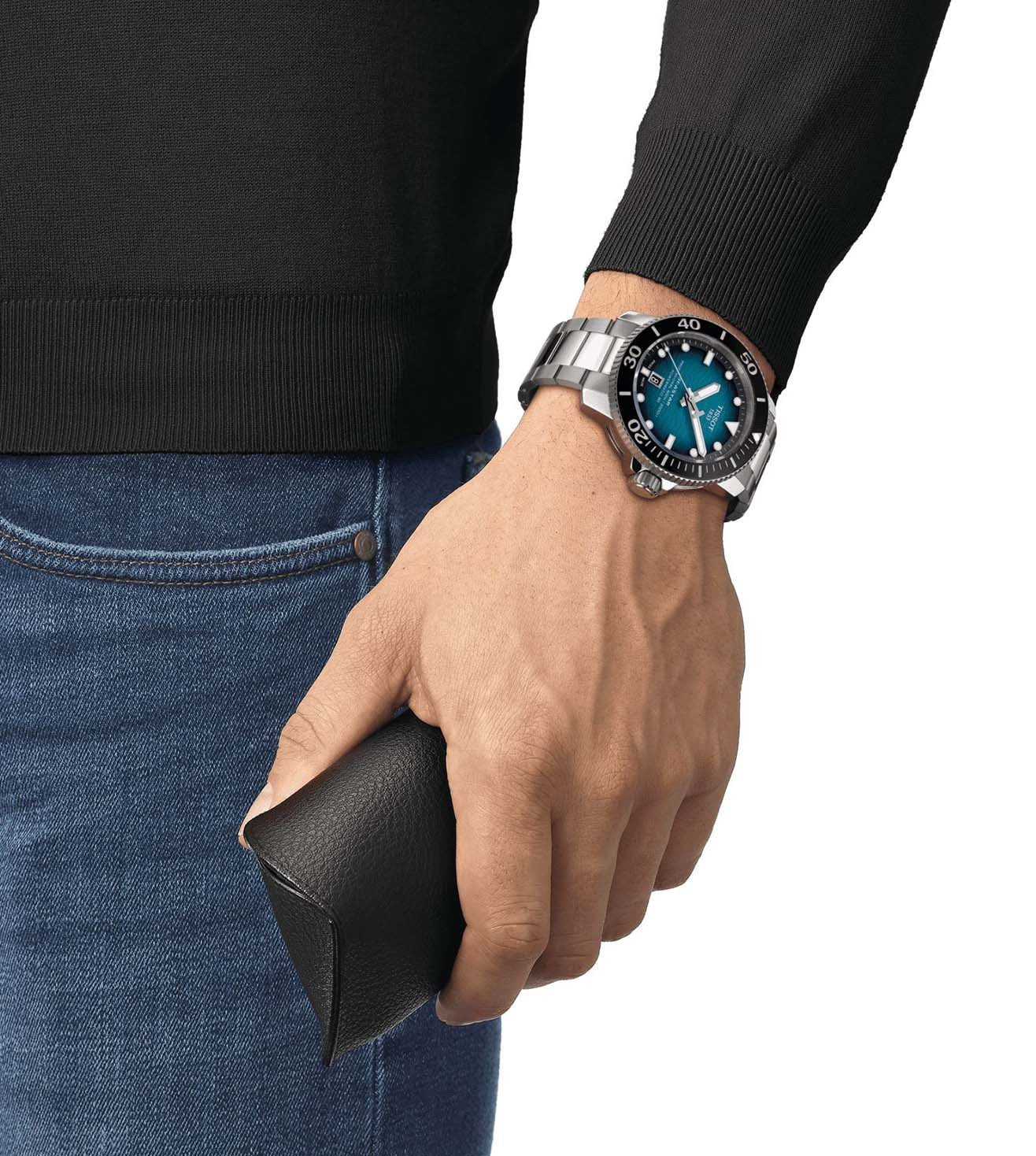 T1206071104100 | TISSOT T-Sport Seastar 2000 Professional Powermatic 80 Watch for Men