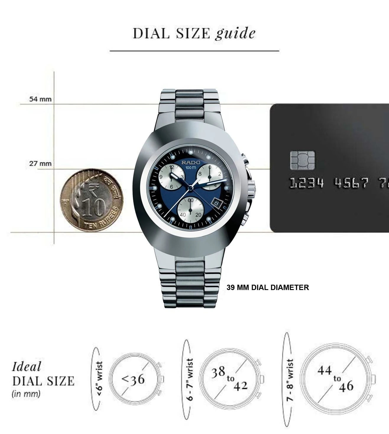 R12638173 | RADO DiaStar Original Chronograph Watch for Men