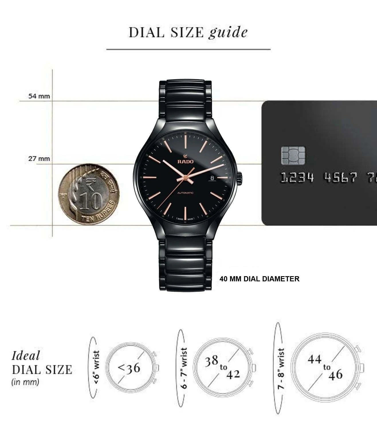 R27056162 | RADO True Automatic Watch for Men