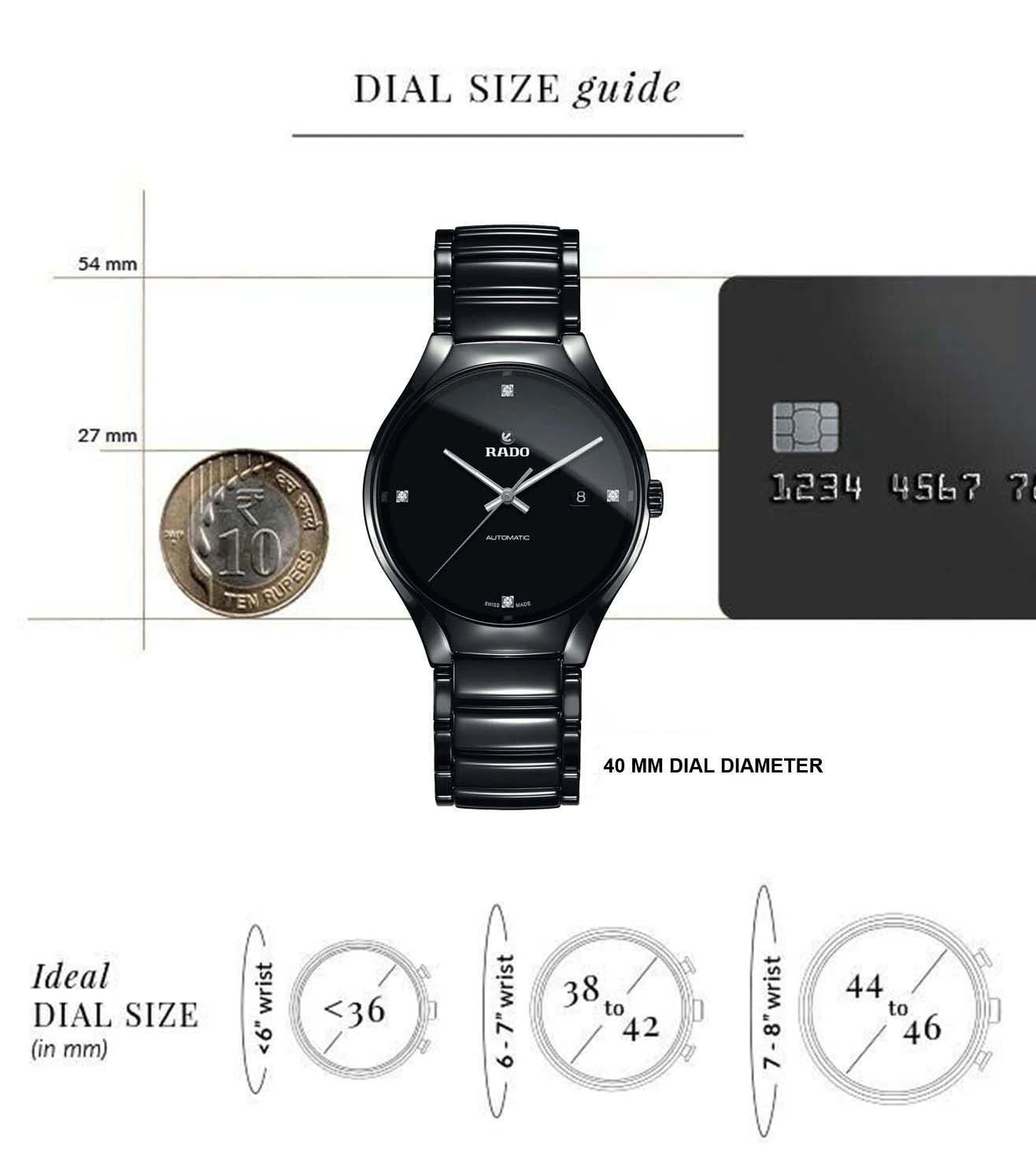 R27056722 | RADO True Automatic Watch for Men