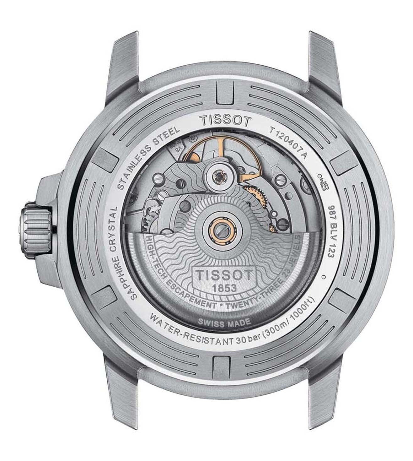 T1204071104103 | TISSOT T-Sport Seastar 1000 Powermatic 80 Watch for Men