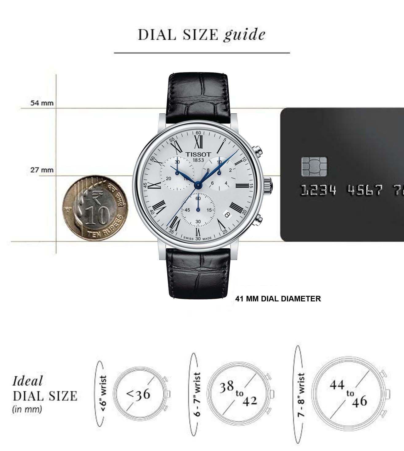 T1224171603300 | TISSOT T-Classic Carson Premium Chronograph Watch for Men
