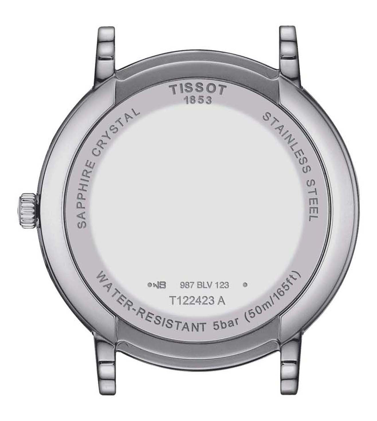 T1224231103300 | TISSOT T-Classic Carson Premium Gent Moonphase Watch for Men