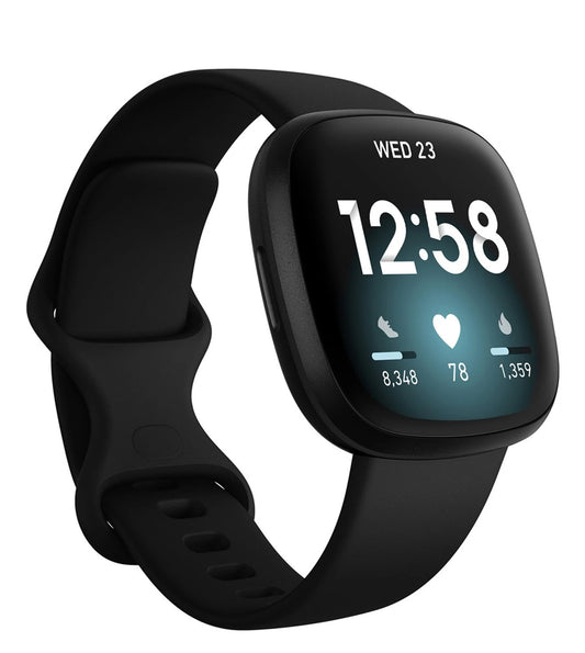 FB511BKBK | FITBIT Versa 3 Smart Watch for Unisex