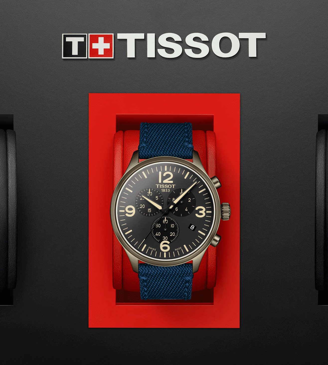 T1166173705701 | TISSOT T-Sport ETA G10.212 Chronograph Watch for Men