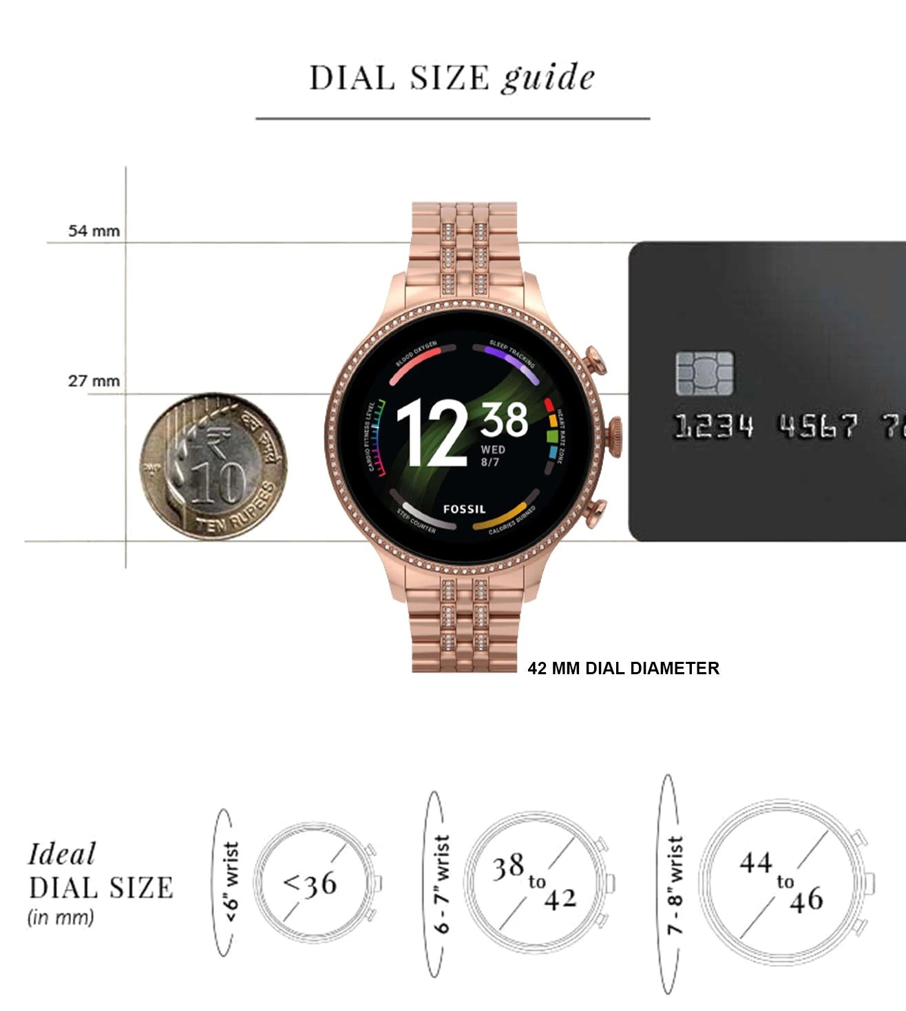 FTW6077 | FOSSIL Gen 6 Smart Watch for Women 