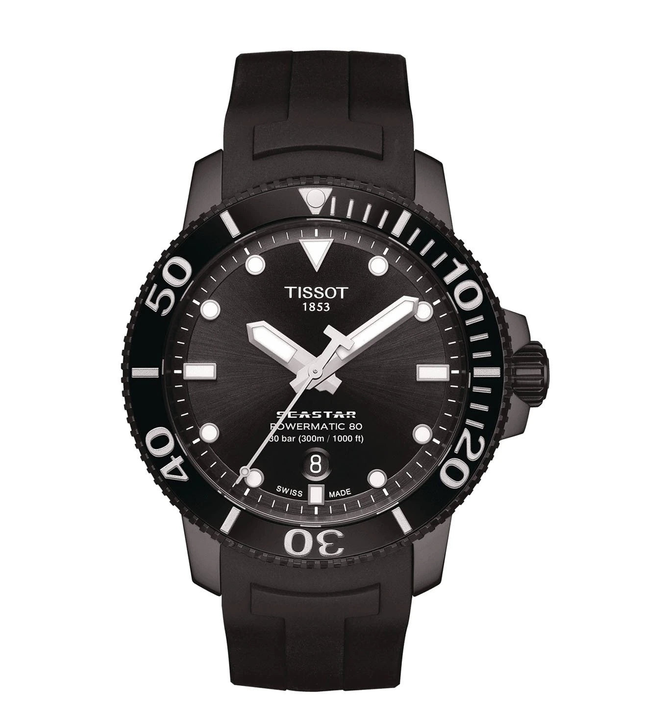 T1204073705100 | TISSOT T-Sport Seastar 1000 Powermatic 80 Watch for Men