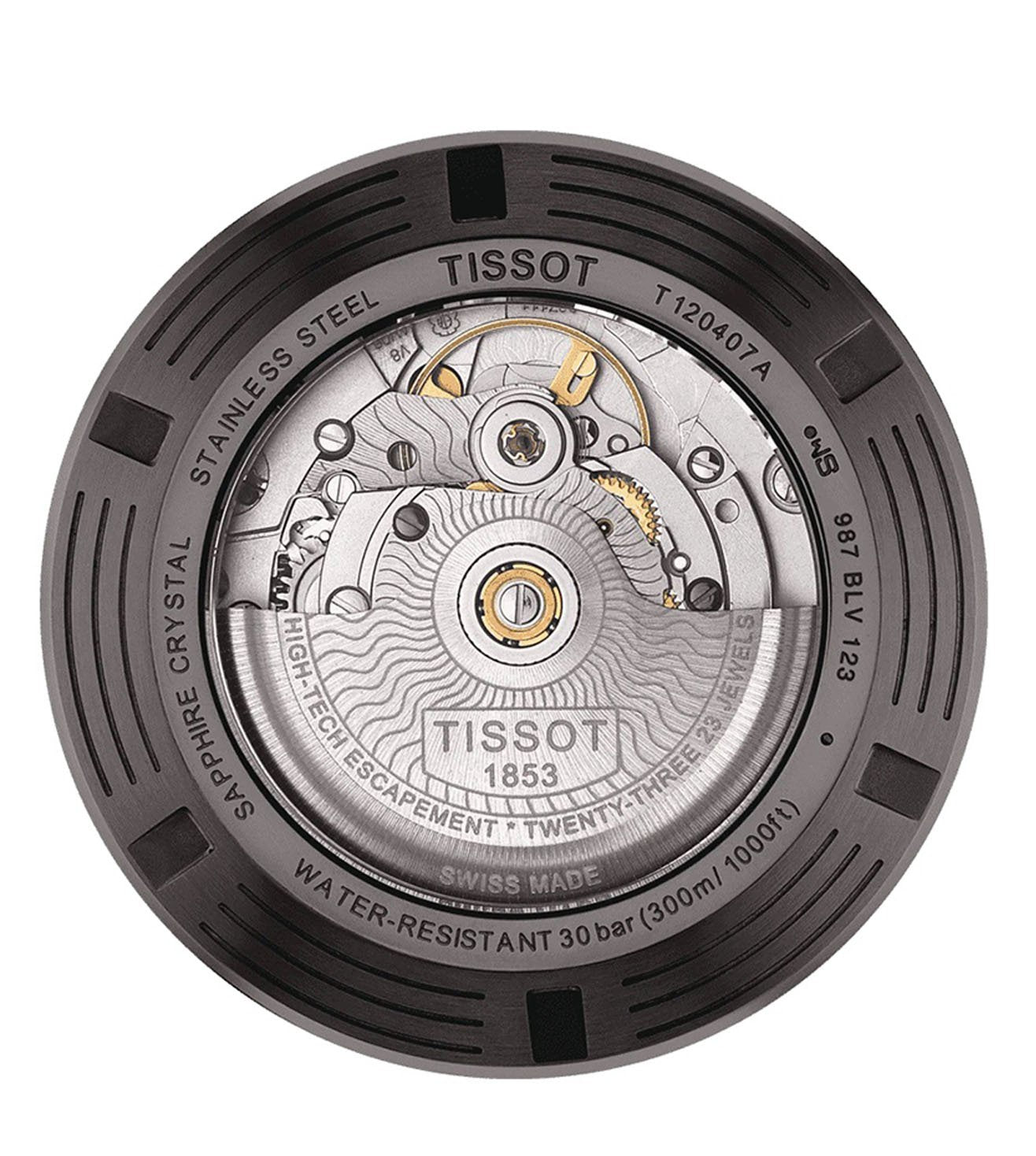 T1204073705100 | TISSOT T-Sport Seastar 1000 Powermatic 80 Watch for Men