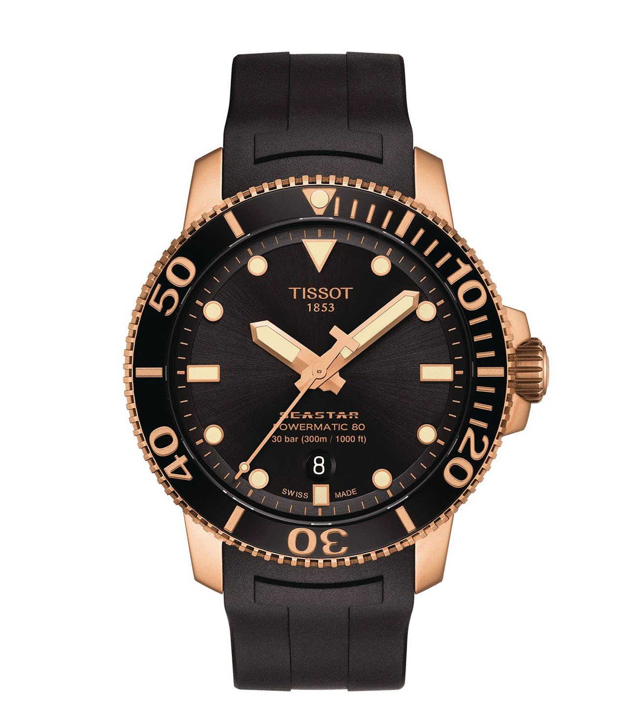 T1204073705101 | TISSOT T-Sport Seastar 1000 Powermatic 80 Watch for Men