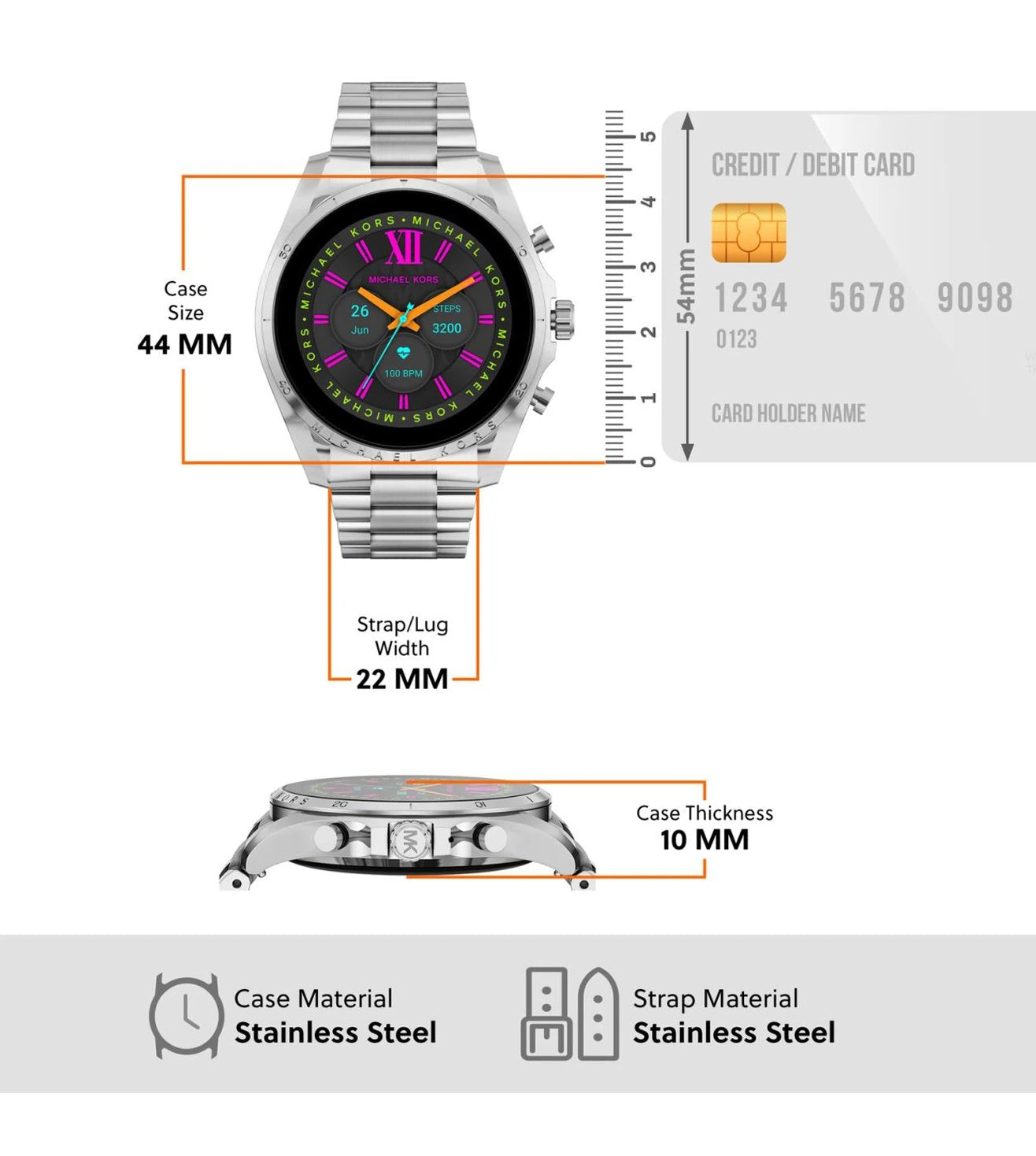 MKT5139 | MICHAEL KORS Gen 6 Bradshaw Smart Watch for Women