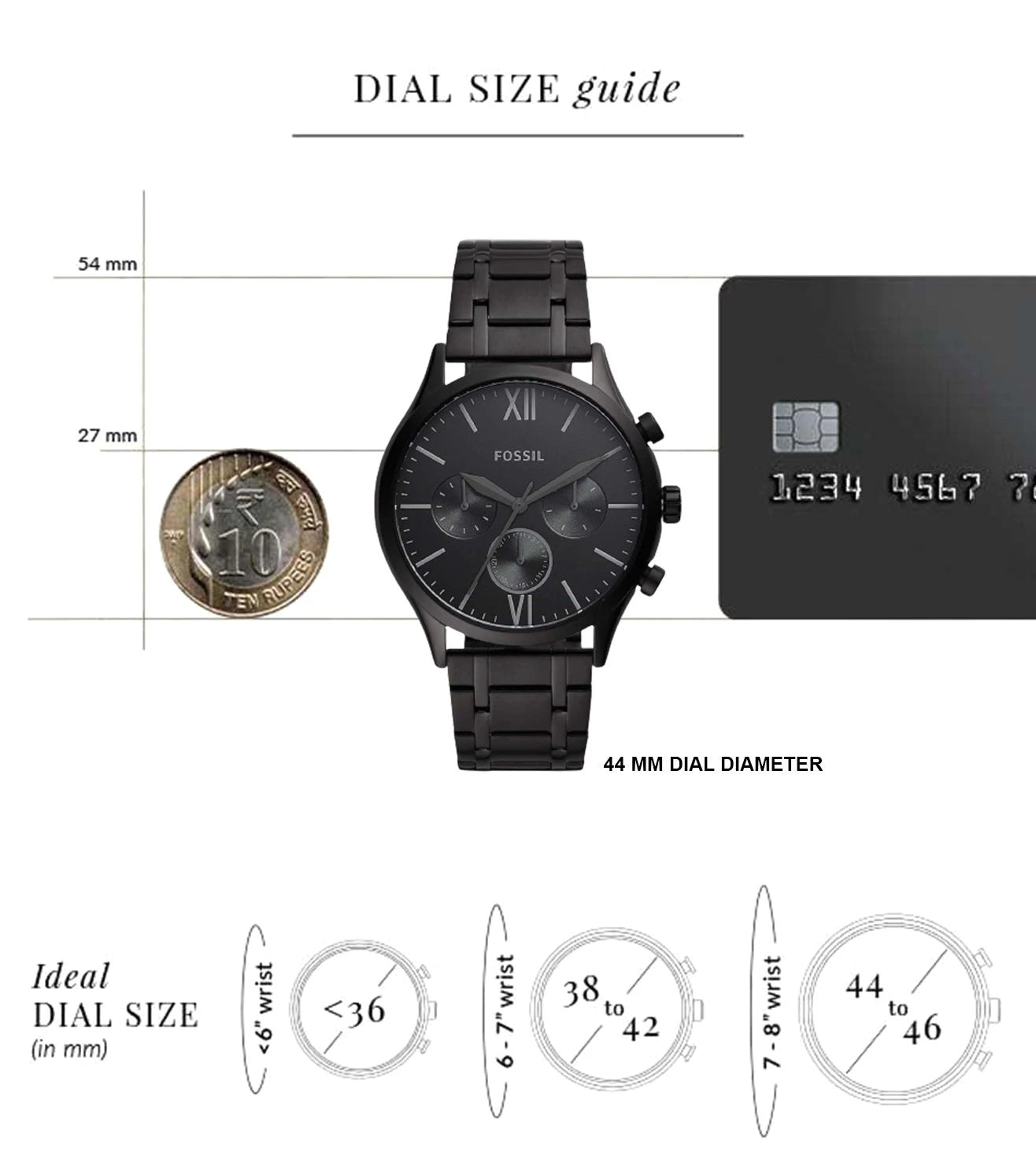 BQ2365 | FOSSIL Fenmore Multifunction Watch for Men