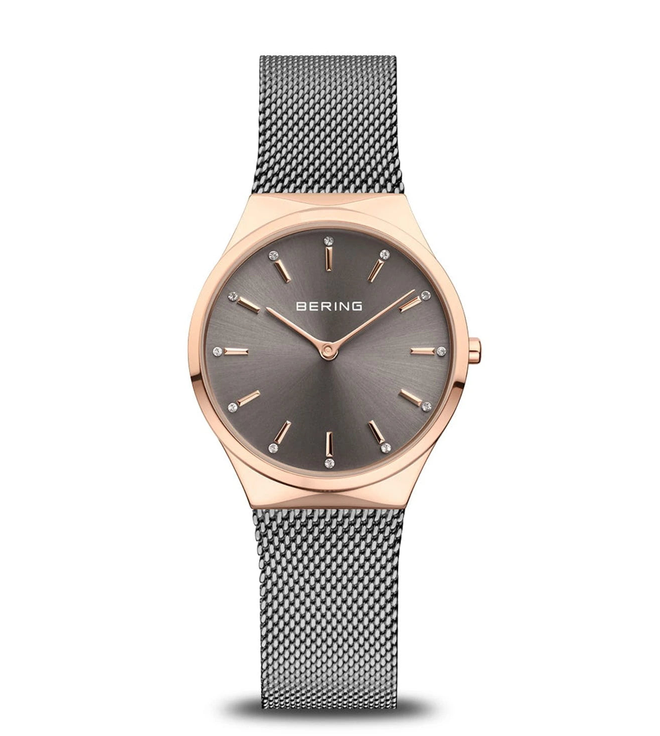 12131-369-GWP Bering | Grey Dial Classic Watch for Women With Bracelet