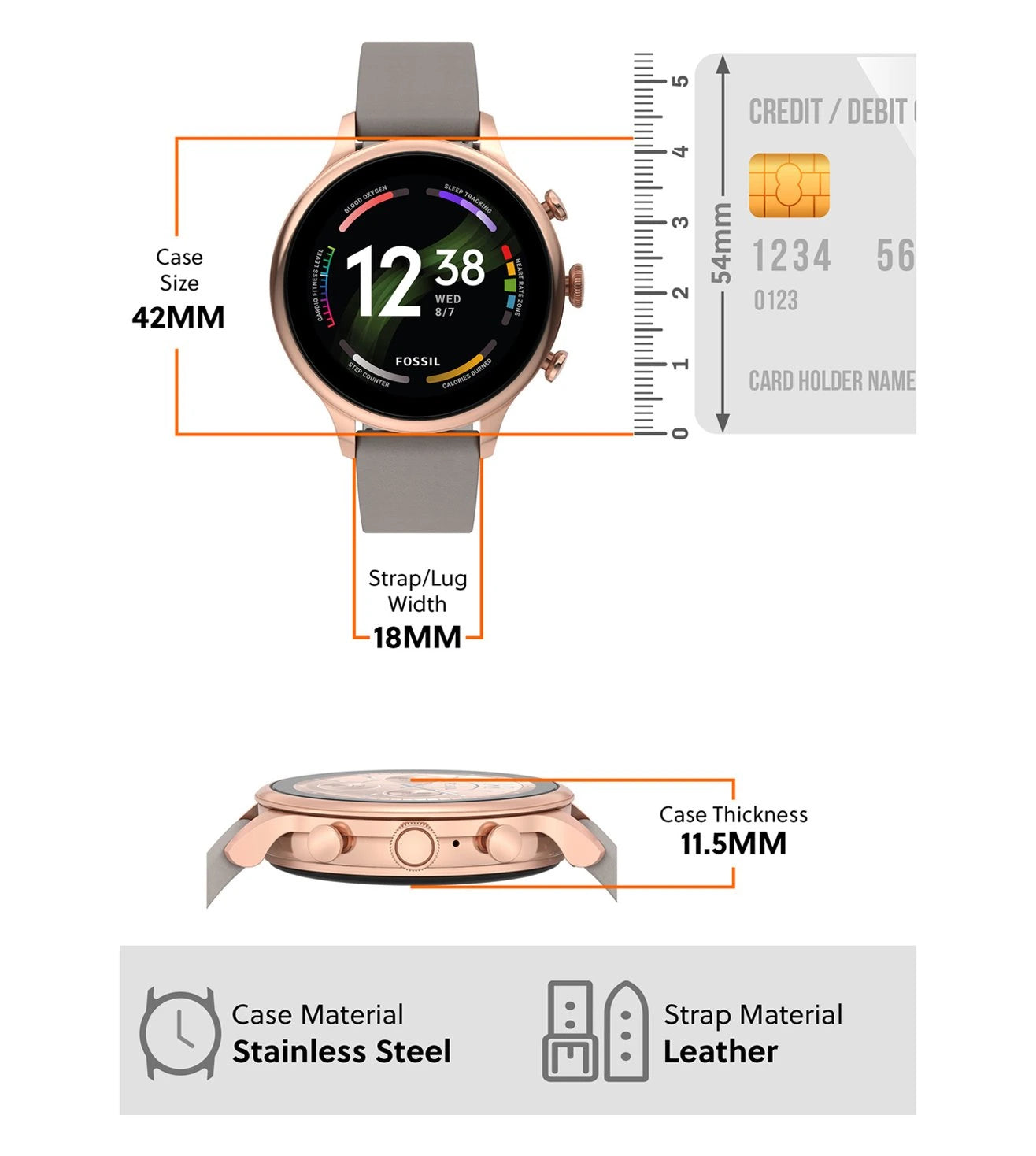 FTW6079 | FOSSIL Gen 6 Smart Watch for Women 