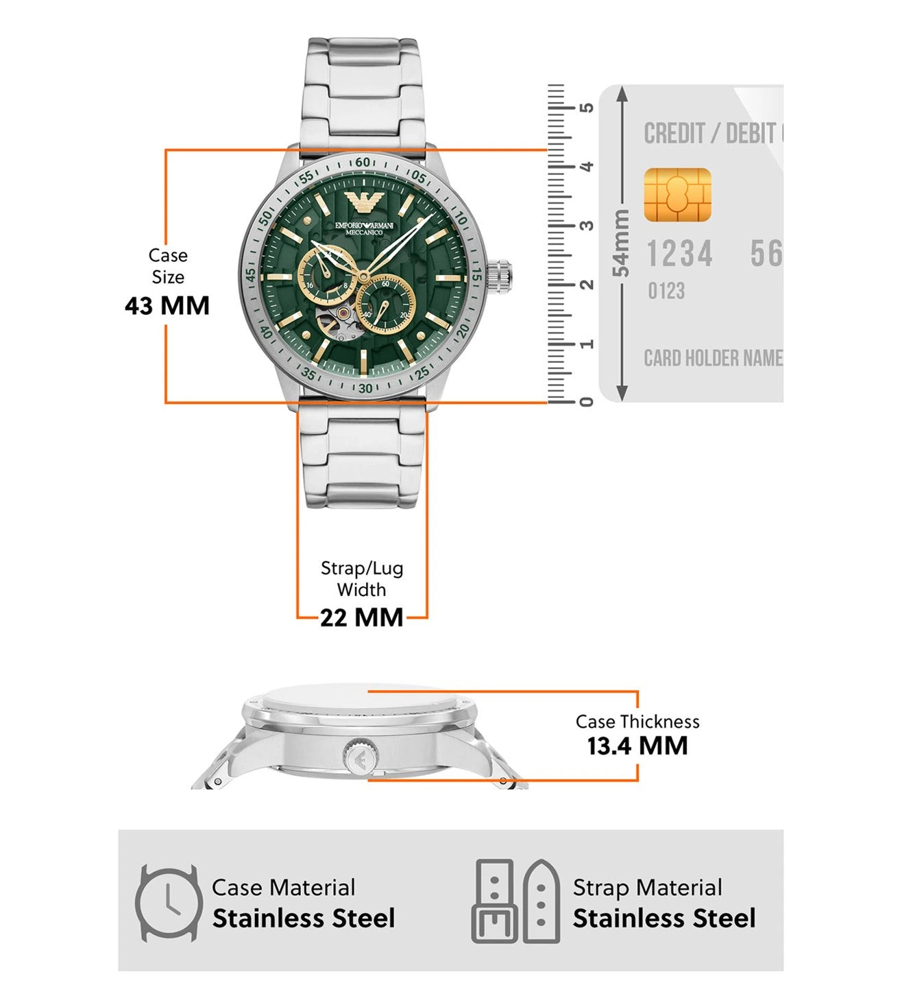 AR60053 | Emporio Armani Mario Analog Watch for Men