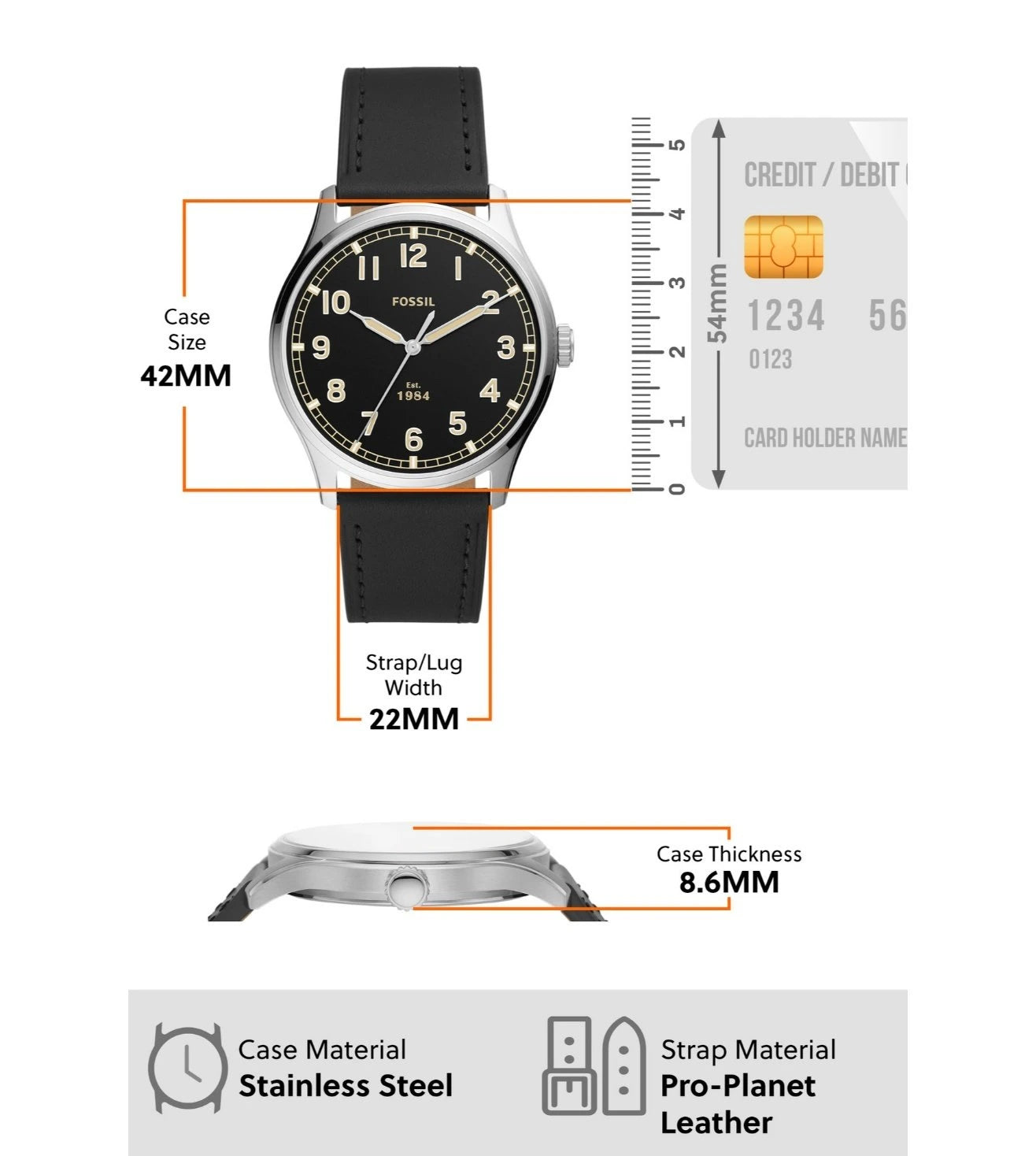FS5926 | FOSSIL Dayliner Analog Watch for Men